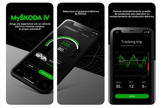 app myskoda iv para vehículos eléctricos