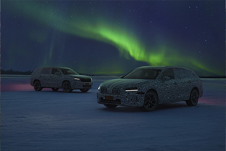 el nuevo superb y kodiaq la petan en el ártico