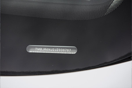 que indica el numero de bastidor de un coche