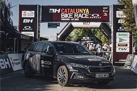 Škoda colabora por primera vez con la Catalunya Bike Race