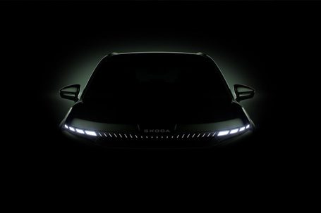 silueta del nuevo skoda elroq que llegará a skoda menabi guipuzcoa donostia