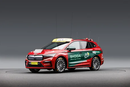 skoda auto 21 años como socio principal del Tour de Francia