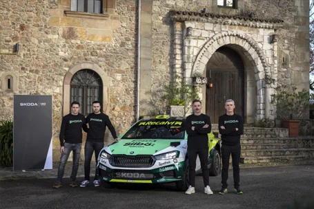 jose antonio cohete suarez y javier pardo dispuesto a conquistar el rally Sierra Morena