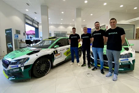 El equipo Škoda, listo para abordar el Rally de Ourense