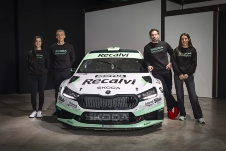 Škoda presenta su equipo para el S-CER 2026 con “Cohete” Suárez y la incorporación de Nuria Pons